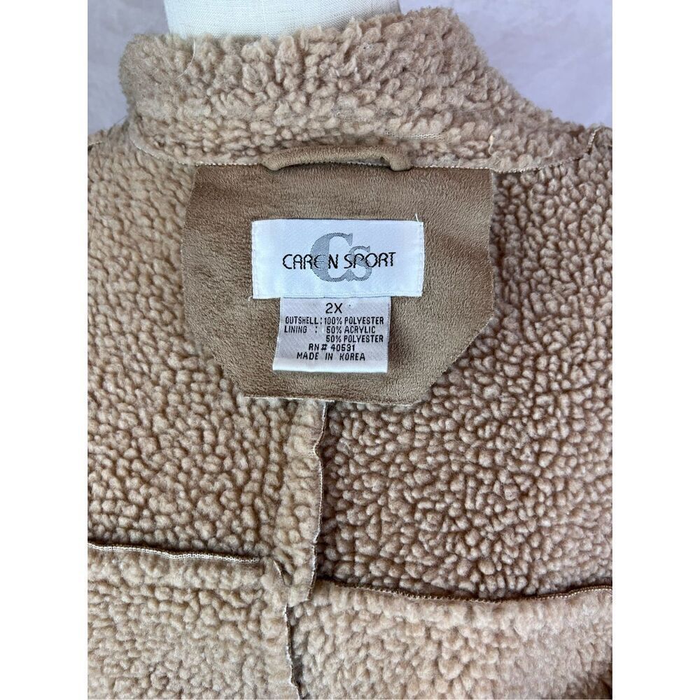 Y2K does 70s Afghan Plus Size Penny Lane Style Coat - Picture 6 of 6
